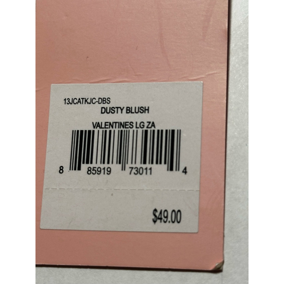 JUICY COUTURE Dusty Blush Pink Embossed Zipper Closure Wallet - Picture 3 of 12